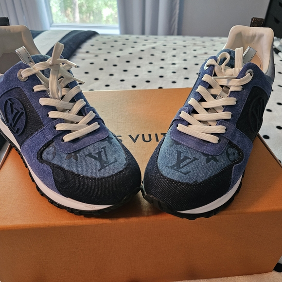 Louis Vuitton Blue Sneakers - Picture 1 of 6